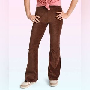 🆕 Children’s Place Chocolate Corduroy flares bottle stretch Pants Size 14 C6